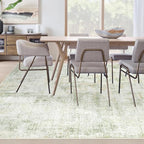 Area Rugs 9x12 Living Room: Washable Rug Modern Abstract Large Rugs Soft Non - Image 3
