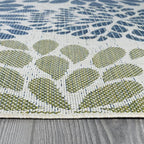 Beverly Rug Outdoor Rug 10x14 Modern Exotic Tropical Leaf Area Rugs - Image 6