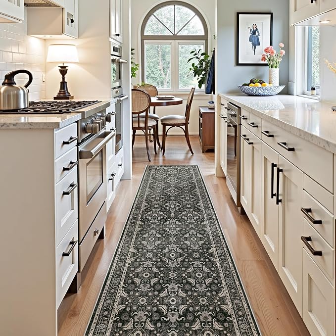 WITSHOCK Living Room Area Rugs 3x10: Soft Non-Slip Backing Washable Rugs - Image 6