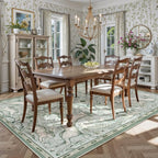 Lahome Boho Animal 6x9 Washable Living Room Area Rugs, Botanical Large Boho Non - Image 3