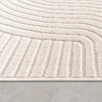 Paco Home Modern Area Rug with Raised Curved Line Pattern – Minimalist Design - Image 4