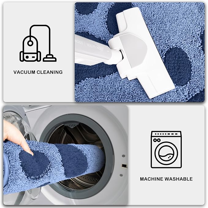 PURRUGS Dirt Trapping Door mat 33.5" x 59", Non-Skid/Slip Machine Washable - Image 7