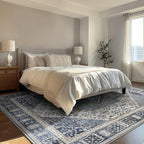 GENIMO 8x10 Area Rugs for Living Room, Machine Washable Non Slip Vintage Rugs - Image 3