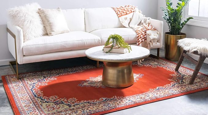 Unique Loom Reza Collection Traditional Persian Style Area Rug, 2 ft 2 in x 3 ft - Image 2