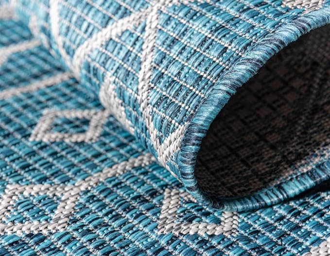 Unique Loom Outdoor Trellis Collection Area Rug - Image 6