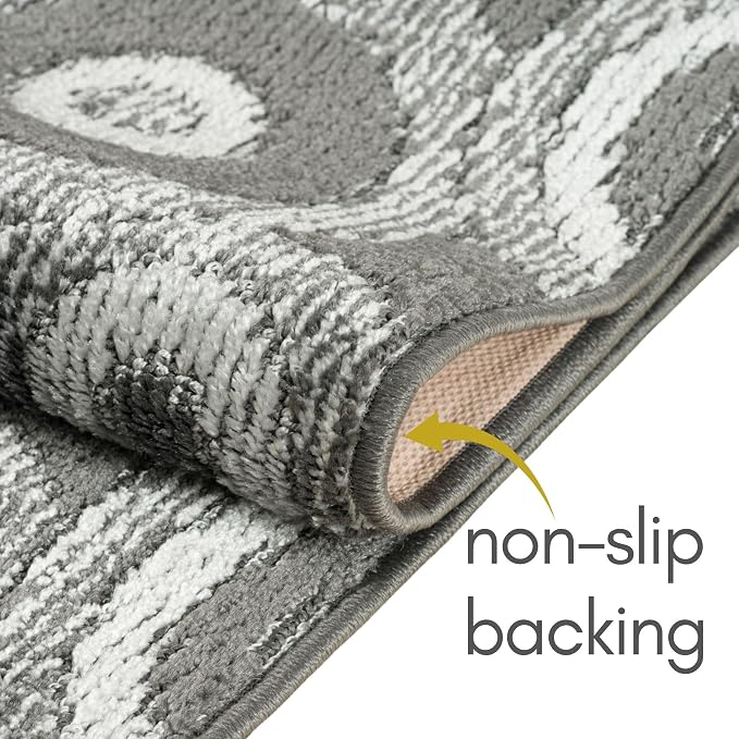 29 ft Extra Long Grey Hallway Runner Rug | Non-Slip & Machine Washable | Custom - Image 4