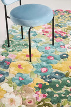 Cassia Wool Viscose Area Rug – 10’ x 14' – Handmade Wool Area Rugs –Yellow – - Image 2