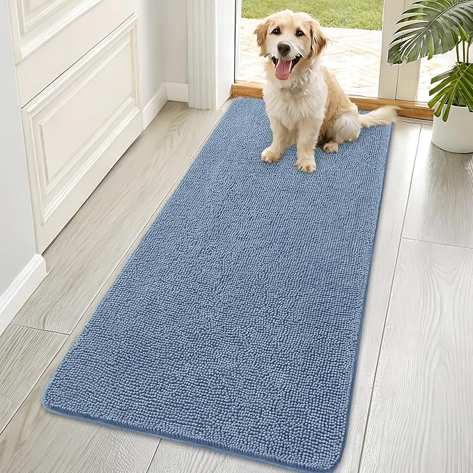 OLANLY Dog Door Mat for Muddy Paws 70x35, Absorbs Moisture and Dirt, Absorbent by OLANLY