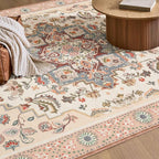 Phantoscope Washable Area Rug 5'x7' Non-Slip, Vintage Boho Rugs - Image 6