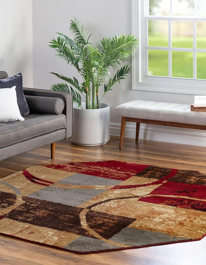 Unique Loom Barista Collection Area Rug - Image 4