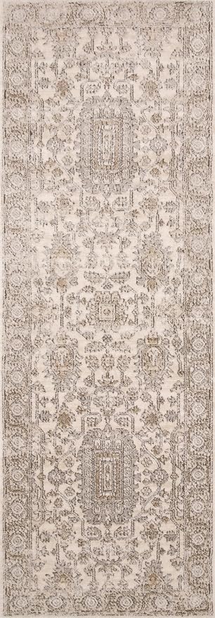 Loloi Teagan Collection TEA-03 Ivory/Sand 3'-4" x 5'-7" Accent Rug, Soft - Image 7