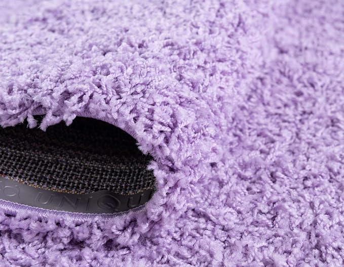 Unique Loom Solid Shag Collection Area Rug - Image 7