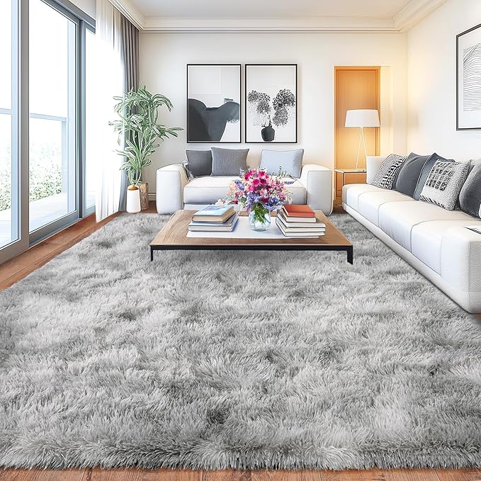 Large Soft Fluffy Rugs for Bedroom, Anti-Skid Indoor Carpet Nursery Rugs for by Isdook