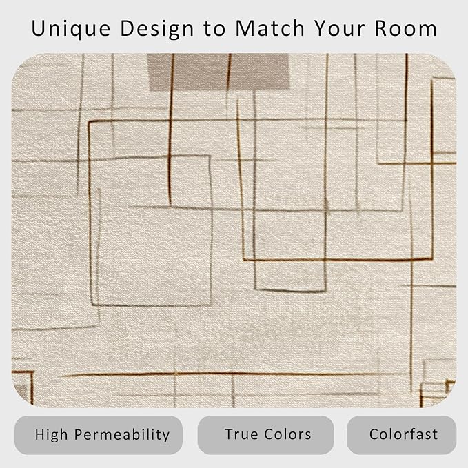 Geometric Rug, Washable 4x6 Rug - Image 6