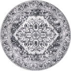 KOZYFLY Round Rug 5 Ft Rugs for Entryway Washable Circle Entrance Rug Non Slip - Image 8