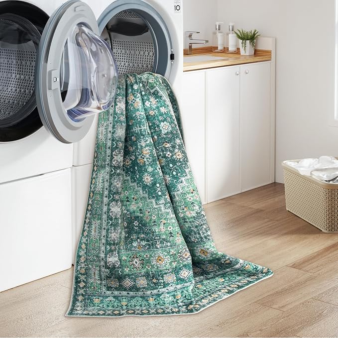 zesthome 8x10 Area Rugs for Living Room, Non-Slip Backing Washable Rugs - Image 6