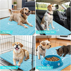 OLANLY Dog Door Mat for Muddy Paws 36x24, Paw Print Design, Absorbs Moisture - Image 7