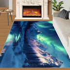 4x6 Snowy Mountains Cafe Rug - Image 2
