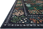 Loloi Rifle Paper Co. Canopy Collection CNP-05 Charcoal 3'-9" x 3'-9" Round - Image 3