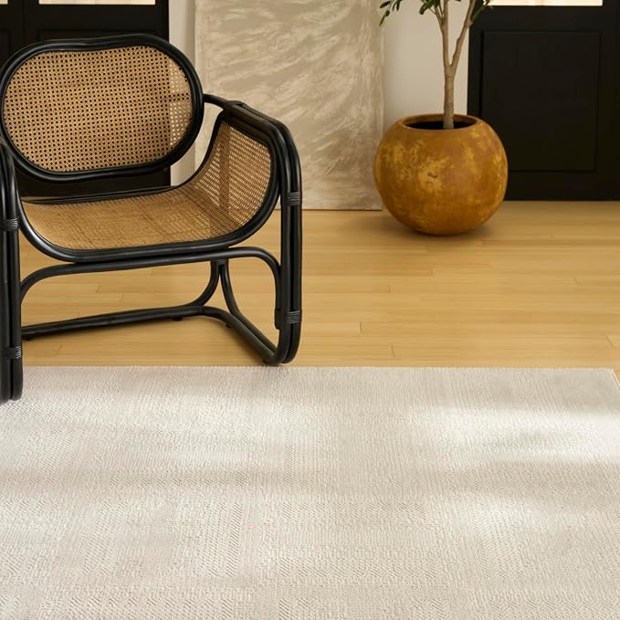 Nourison Nordic Ivory 8' x 10' Scandinavian Area Rug - Image 5
