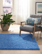 Unique Loom Solid Shag Collection Area Rug - Image 4
