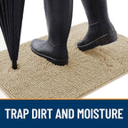 OLANLY Dog Door Mat for Muddy Paws 47x17, Absorbs Moisture and Dirt, Absorbent - Image 2