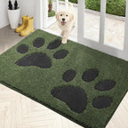 PURRUGS Dirt Trapping Door Mat 33.5" x 59", Non-Skid/Slip Machine Washable by PURRUGS