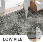 GENIMO 8x10 Area Rugs for Living Room, Machine Washable Non Slip Vintage Rugs - Image 5