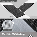 BEQHAUSE Dirt Trapper Door Mat 20" x 48", Non-Slip Washable Doormats Entrance - Image 6