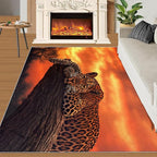 2x3 Sunrise Leopard Rugs for Entryway - Image 2