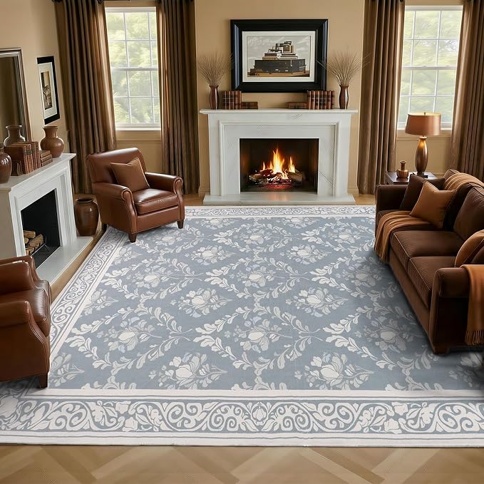SOULFUL Medium Pile 4x6 Rugs for Living Room - Image 3