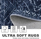 KILOCOCO Area Rug 4'x6' Entryway Rug Washable Bedroom Rugs Non Slip Printed - Image 6