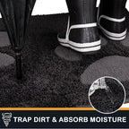 PURRUGS Dirt Trapping Door Mat 24" x 35.5", Non-Skid/Slip Machine Washable - Image 3