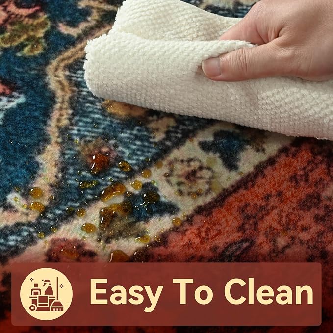 YJ.GWL Area Rugs for Living Room 3x5 Machine Washable Rugs for Bedroom - Image 9