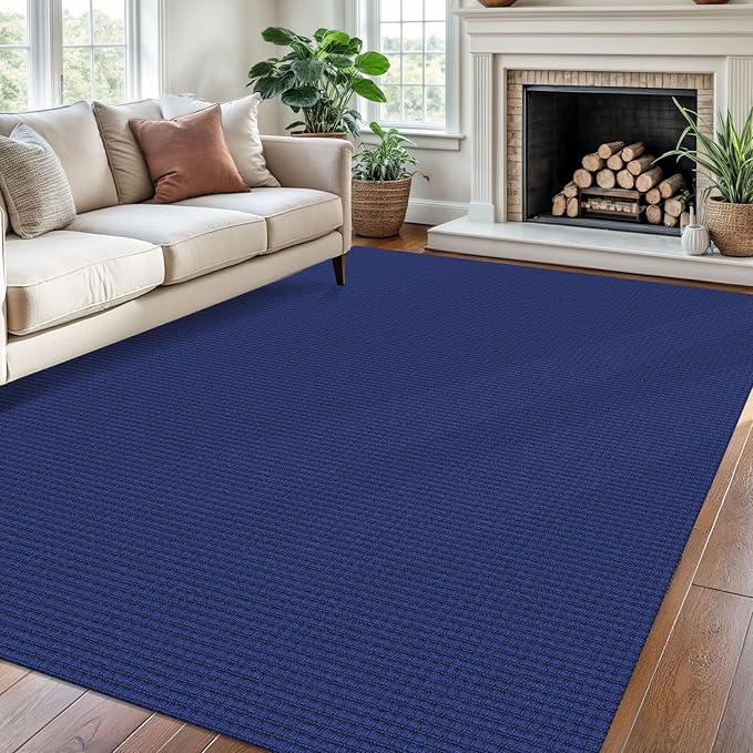 Braided Area Rug 6x9 Ft Washable Rugs by Ivissy