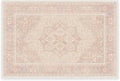 RUGGABLE Washable Area Rug – Kamran Soft Pink 2x3, Stain-Resistant, Non-Slip – by RUGGABLE
