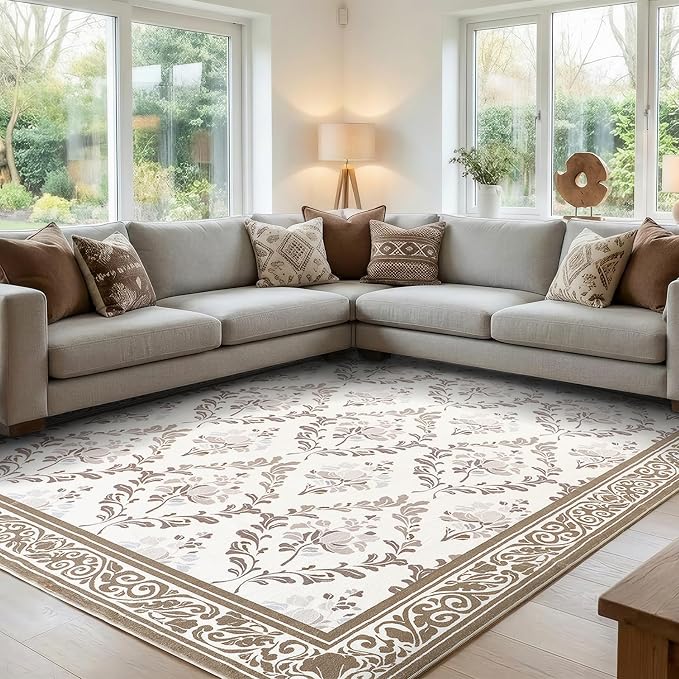SOULFUL Medium Pile 4x6 Rugs for Living Room by SOULFUL