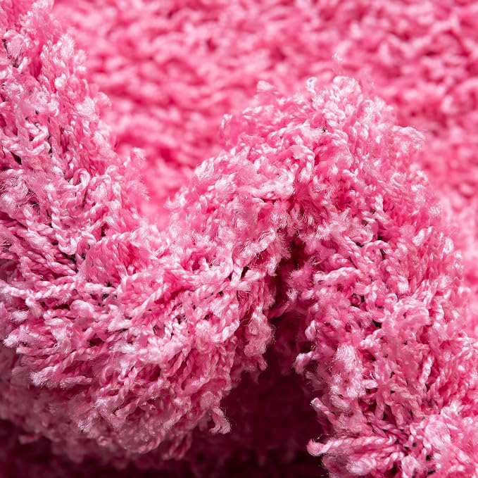 Unique Loom Solid Shag Collection Area Rug - Image 7