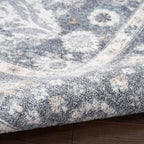 Nourison Home Astra Machine Washable Dark Blue 7'10" x 10' Area Rug - Image 10