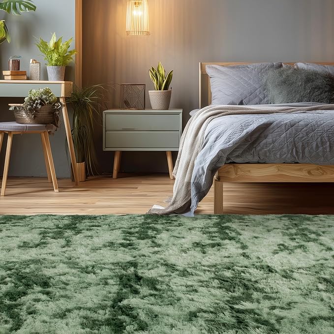 Andency Soft Area Rugs for Living Room Bedroom, 3x5 Non-Slip Fluffy Shag Carpet - Image 3