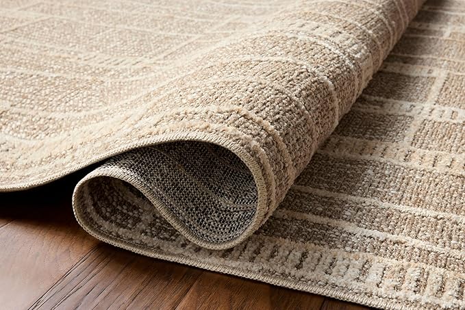 Loloi Amber Lewis Bexley Collection BEX-05 Mushroom/Natural 2'-7" x 10'-0" - Image 3