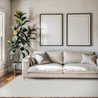 Beverly Rug Micro Loop Area Rug White 5x7 Modern Luxury Soft Trellis Geometric by BeverlyRug