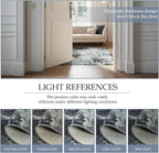 Washable Area Rugs 2'x8' Non-Slip Modern Abstract Soft - Image 5