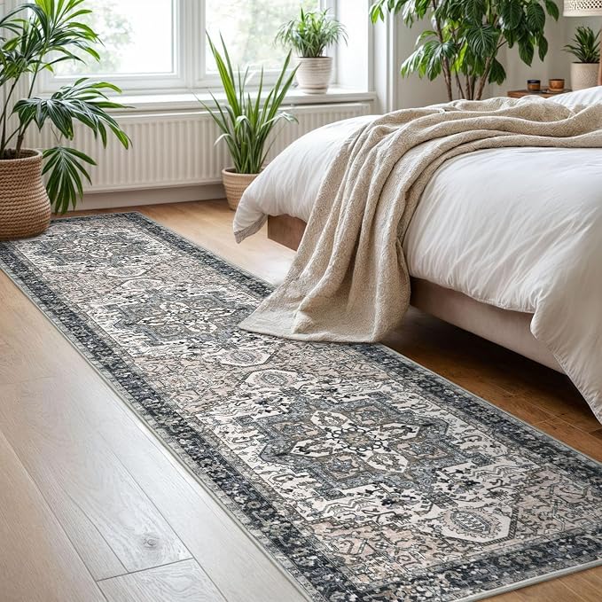 KOZYFLY Runners for Hallways 2x8 Ft Washable Kitchen Runner Rug Boho Entry Rug - Image 7