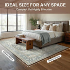 GENIMO 8X10 Area Rugs for Living Room, Machine Washable Vintage Floor Cover - Image 9