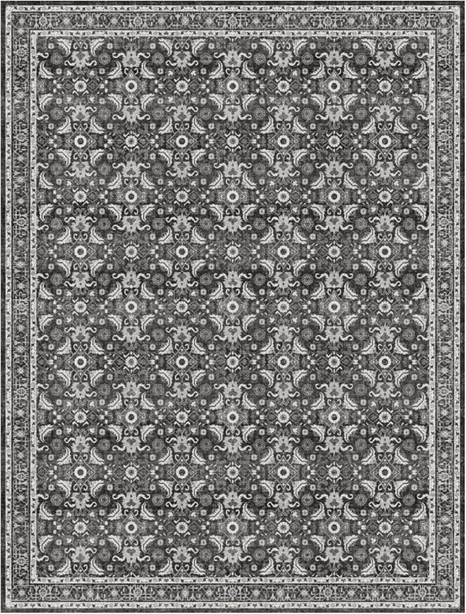 WITSHOCK Living Room Area Rugs 10x13: Soft Non-Slip Backing Washable Rugs - Image 6