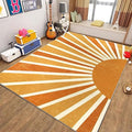 Rainbow Sun Area Rug, Boho Kids Room Area Rug, Living Room Decorative Rainbow by Unknown