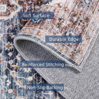 Rugs 5x7 Washable Rug, Non Slip Large Rug - Image 4