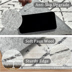5x7 Machine Washable Area Rug for Living Room, Kids and Pets Friendly for - Image 6
