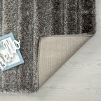 LUXE WEAVERS Lantanas Collection 7119 Grey 5x7 Modern Geometric Area Rug - Image 8
